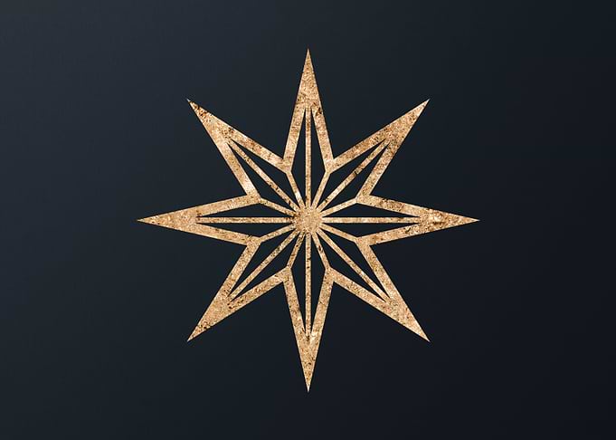 Gold Glyph Mandala Rune