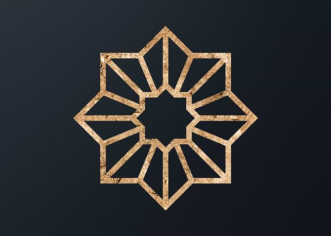 Gold Glyph Mandala Rune