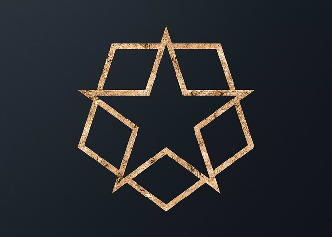 Gold Magic Seal Sign Sigil