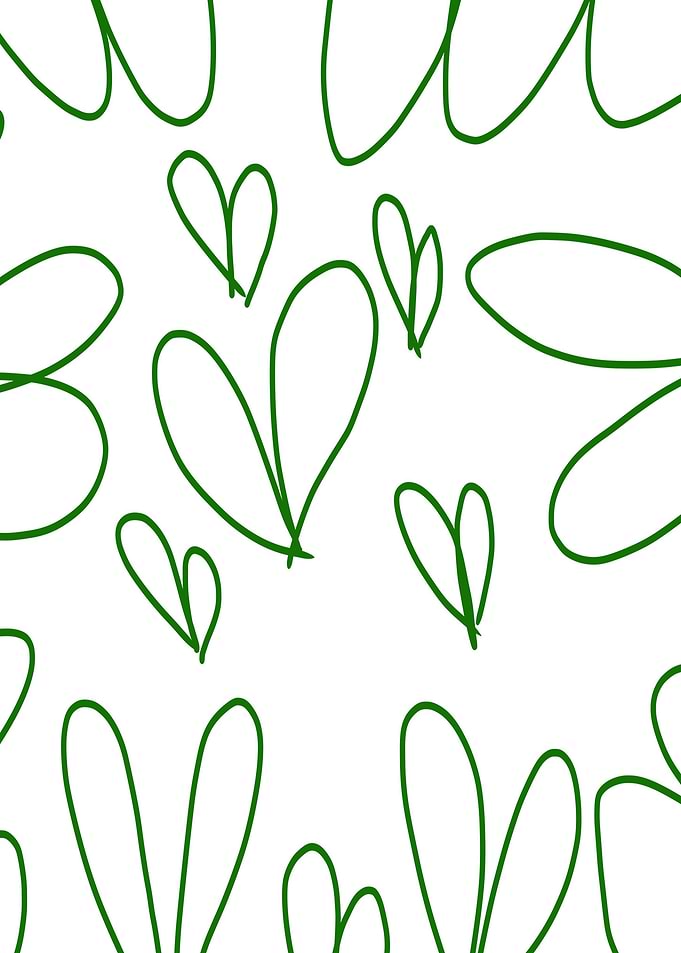 green lines abstract white