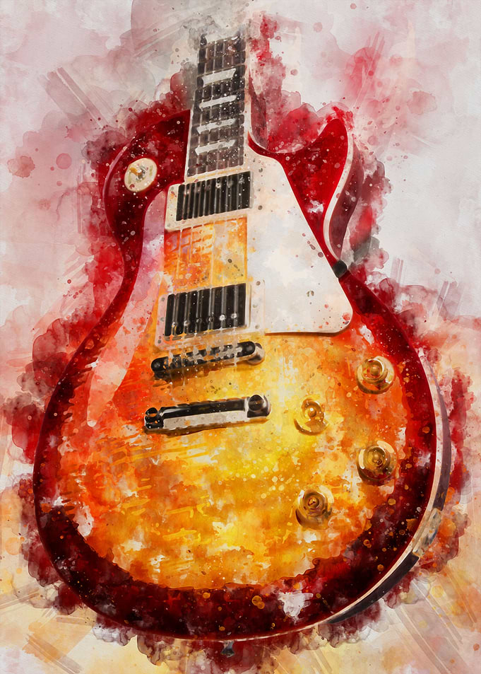 Les Paul Watercolor
