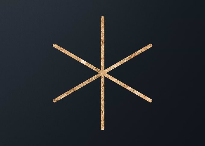 Gold Geometric Glyph Sigil