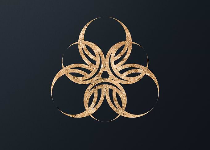 Gold Magic Seal Sign Sigil