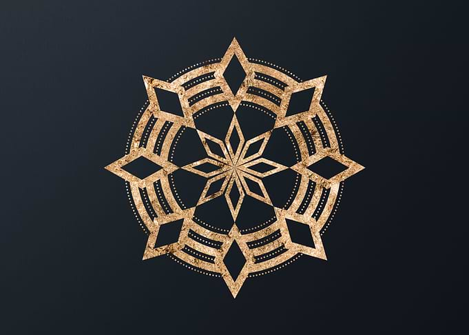 Gold Magic Seal Sign Sigil