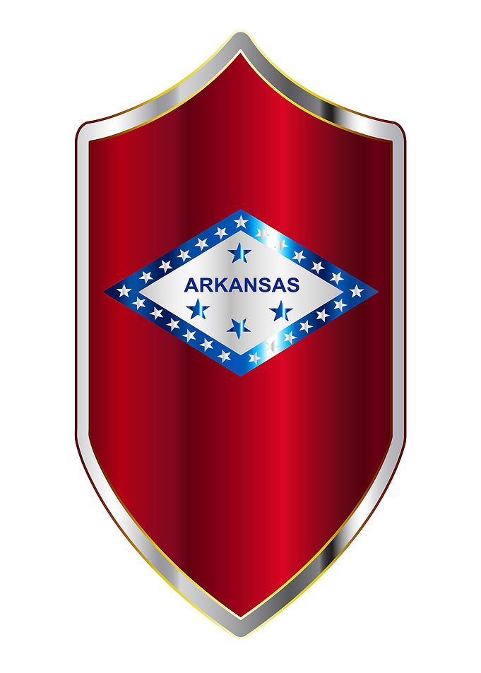 Arkansas State Flag Shield