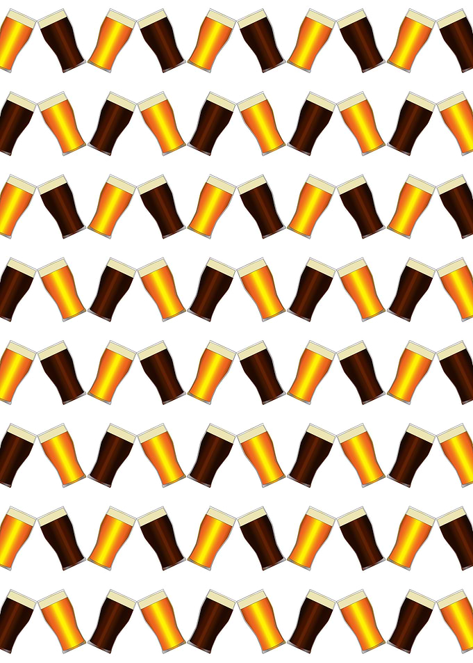 Pint Beer Glass Background