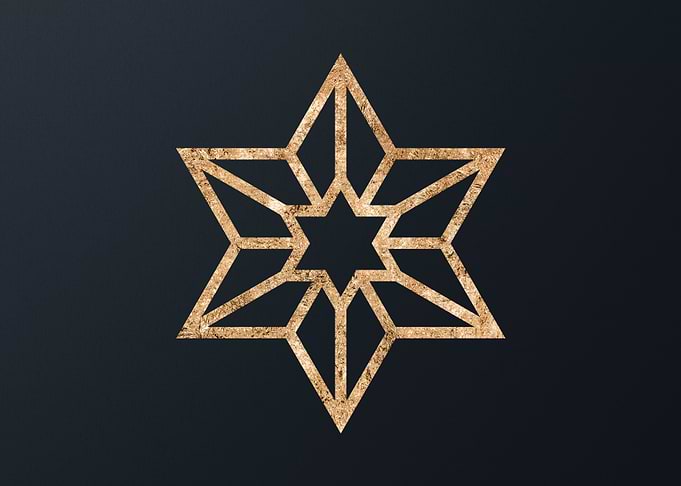 Gold Glyph Mandala Rune
