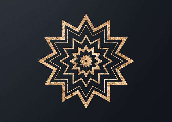 Gold Magic Seal Sign Sigil