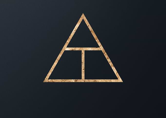 Gold Geometric Glyph Sigil