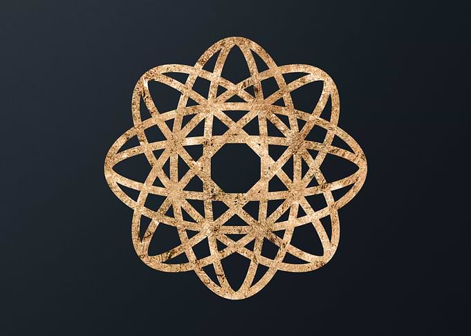 Gold Magic Seal Sign Sigil