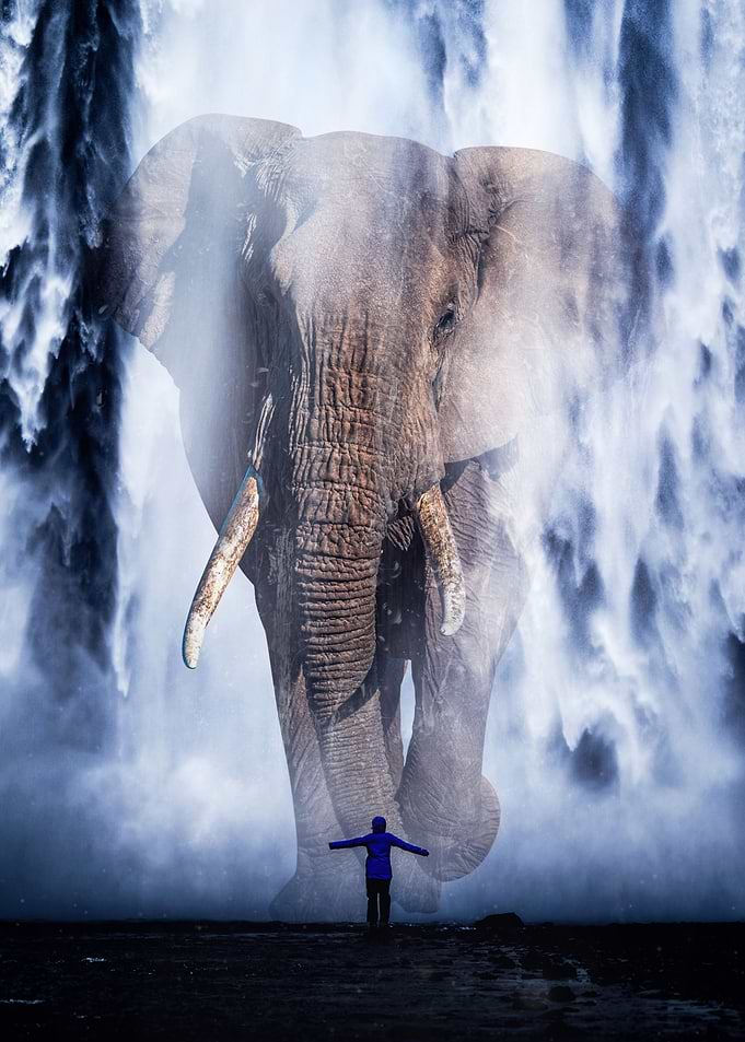 Giant Elephant Waterfall