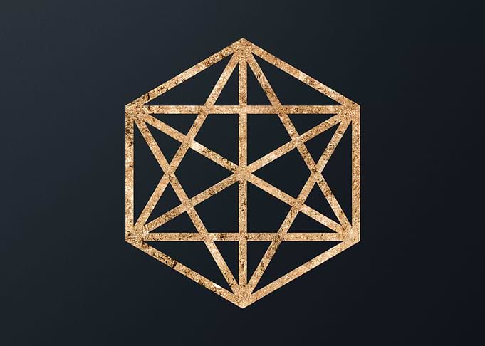 Gold Geometric Glyph Sigil