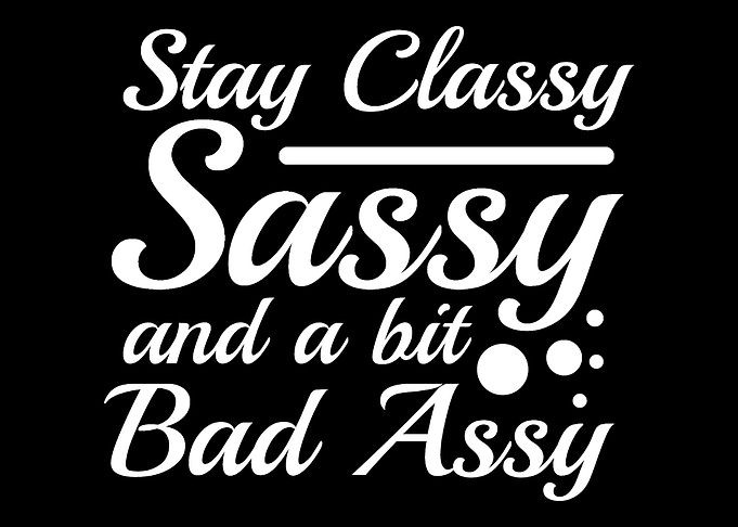 Bit Bad Assy Badass Gift