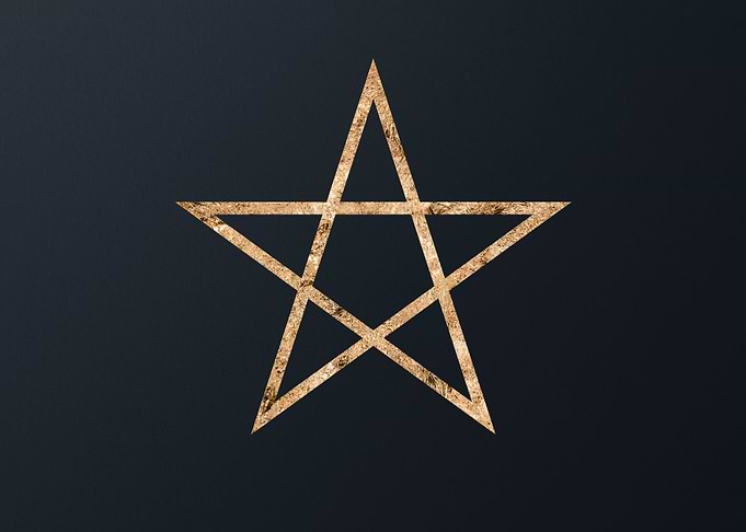Gold Geometric Glyph Sigil