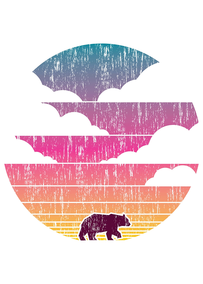 Bear on the Sunset