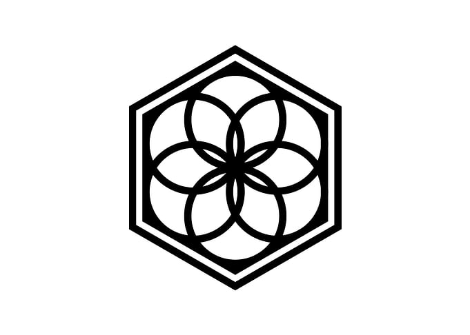 Black Sacred Geometry Rune