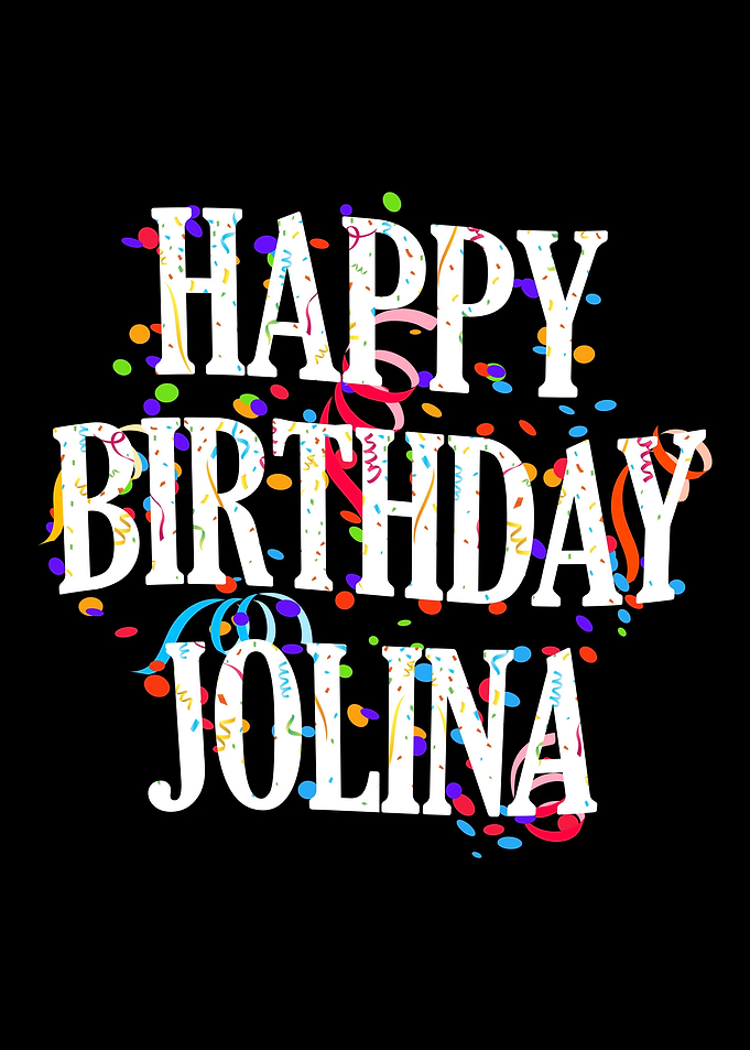 Happy Birthday Jolina