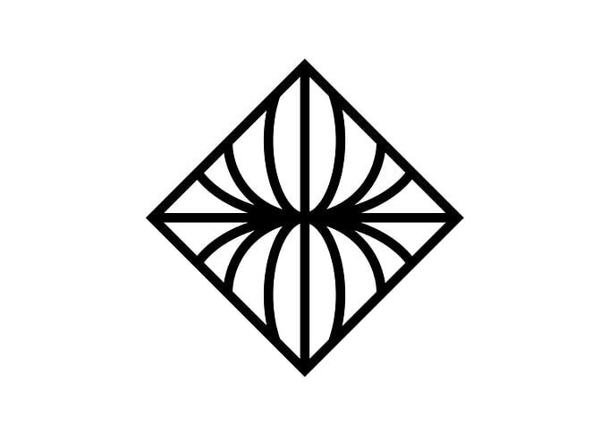 Black Geometric Glyph Rune