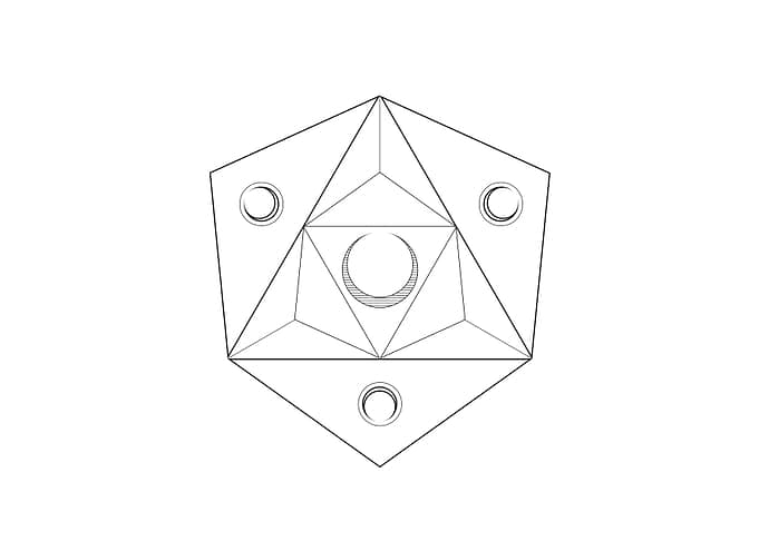 Black Sacred Geometry Rune