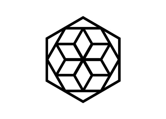Black Sacred Geometry Rune