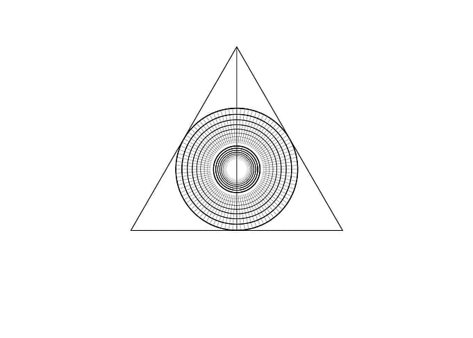 Black Sacred Geometry Rune