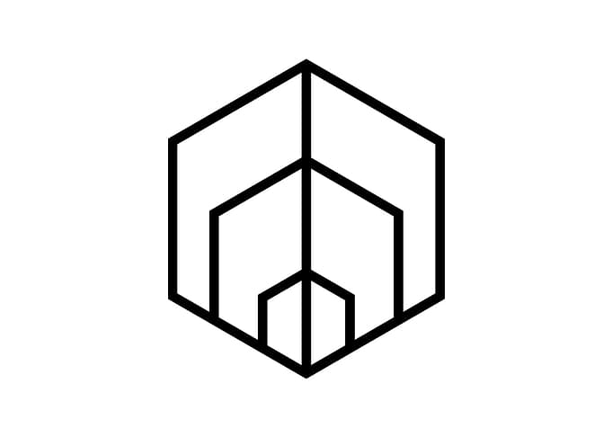 Black Geometric Glyph Rune