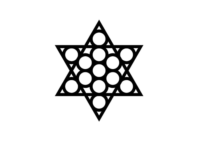 Black and White Glyph Rune