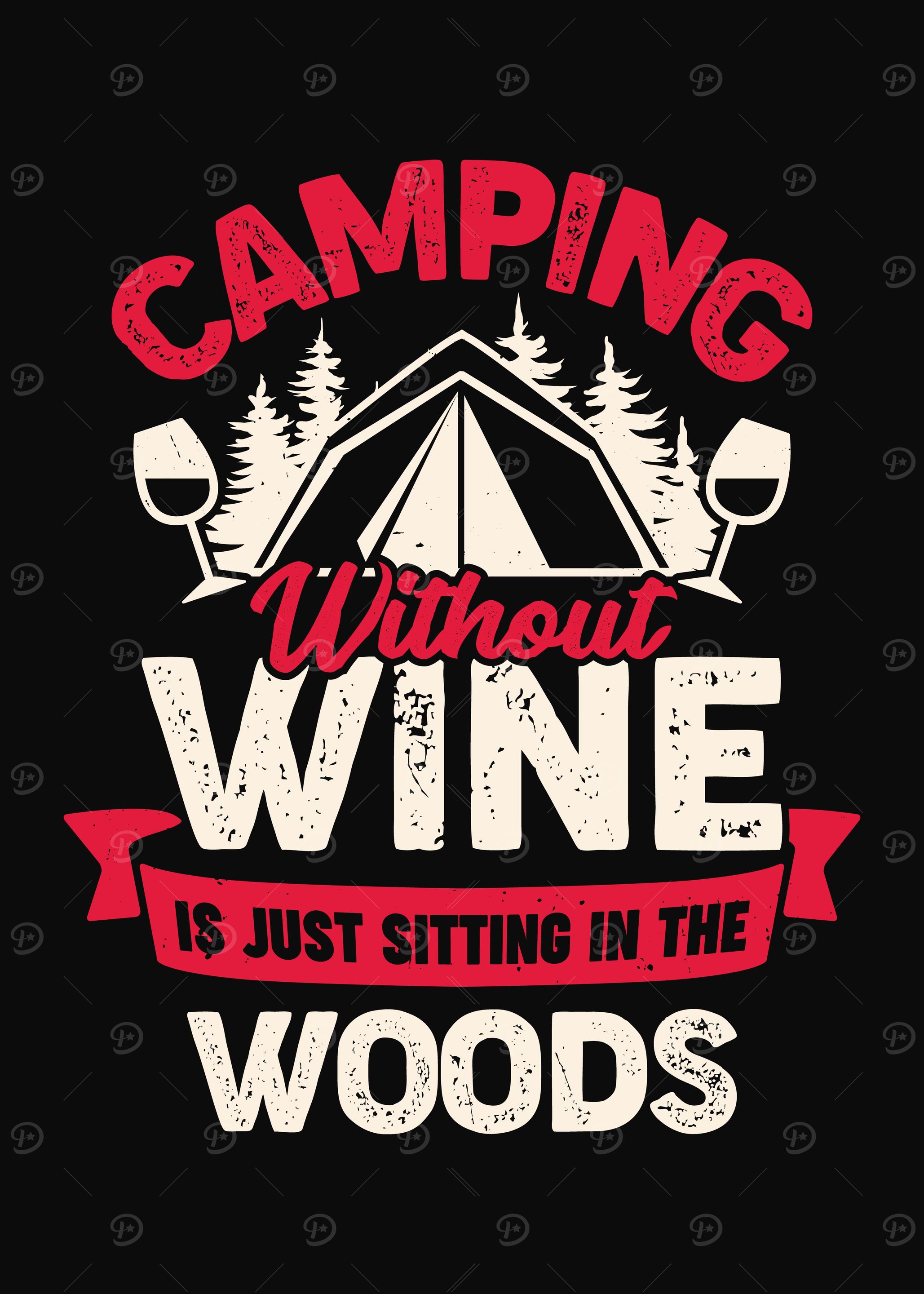 Camping Girl Design