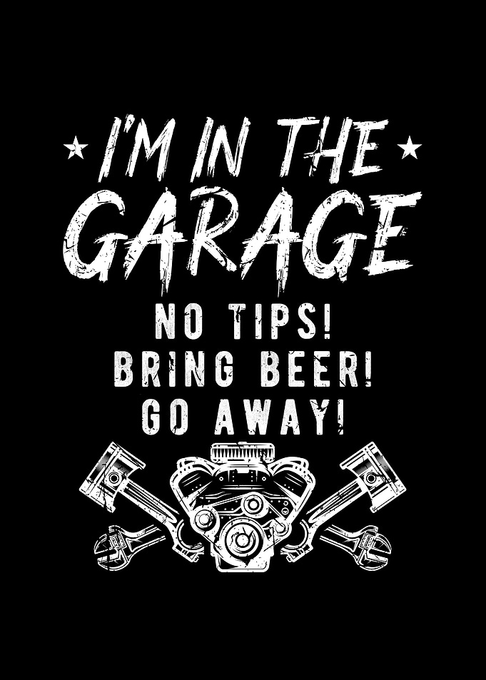 Garage Bring Beer Mechanic