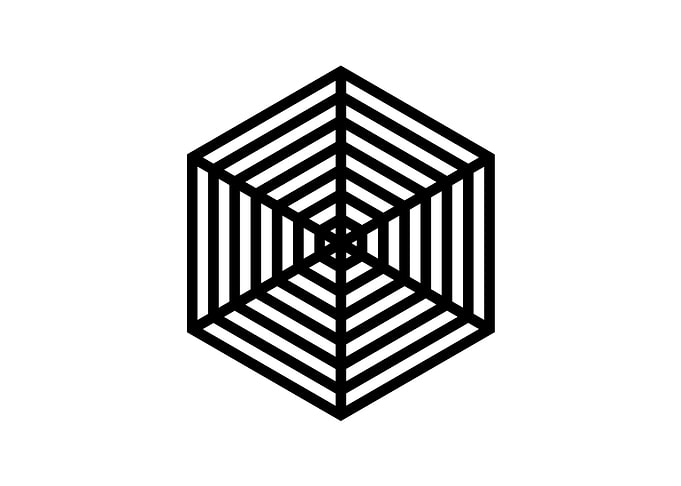 Black and White Glyph Rune