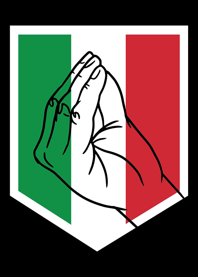 Italy Italian Heart Flag H