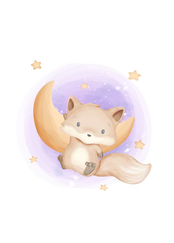 Moon Fox hanging