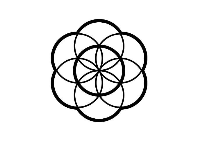Black and White Glyph Rune
