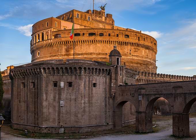 Holy Angel Castle In Rome