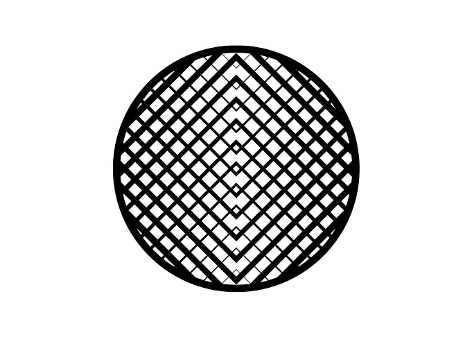 Black Geometric Glyph Rune