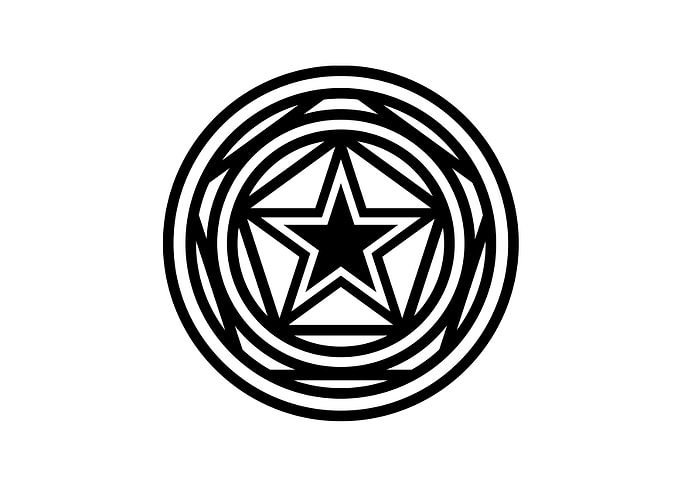 White Sacred Geometry Seal