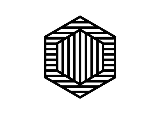 Black Geometric Glyph Rune