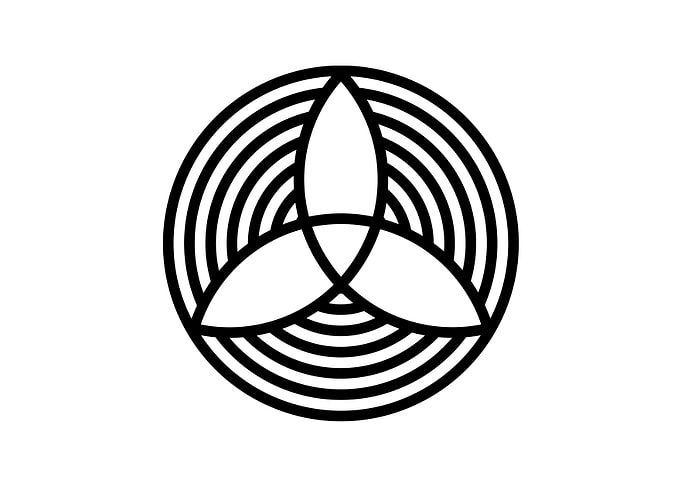 Black Sacred Geometry Rune
