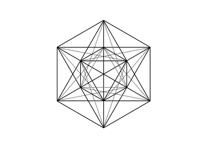 Black Sacred Geometry Rune