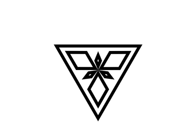 Black and White Glyph Rune