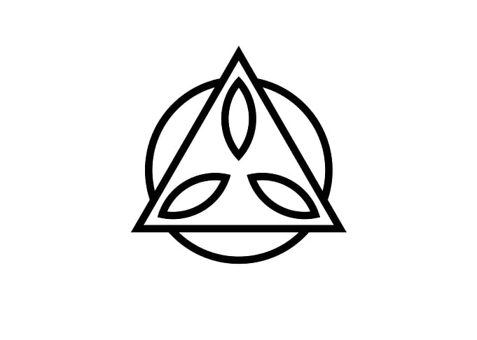 Black Glyph Mandala Rune