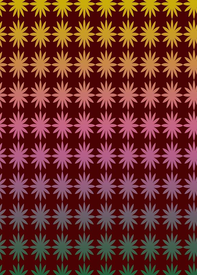 colorful shapes black desi