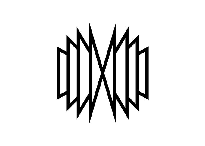 Black Geometric Glyph Rune