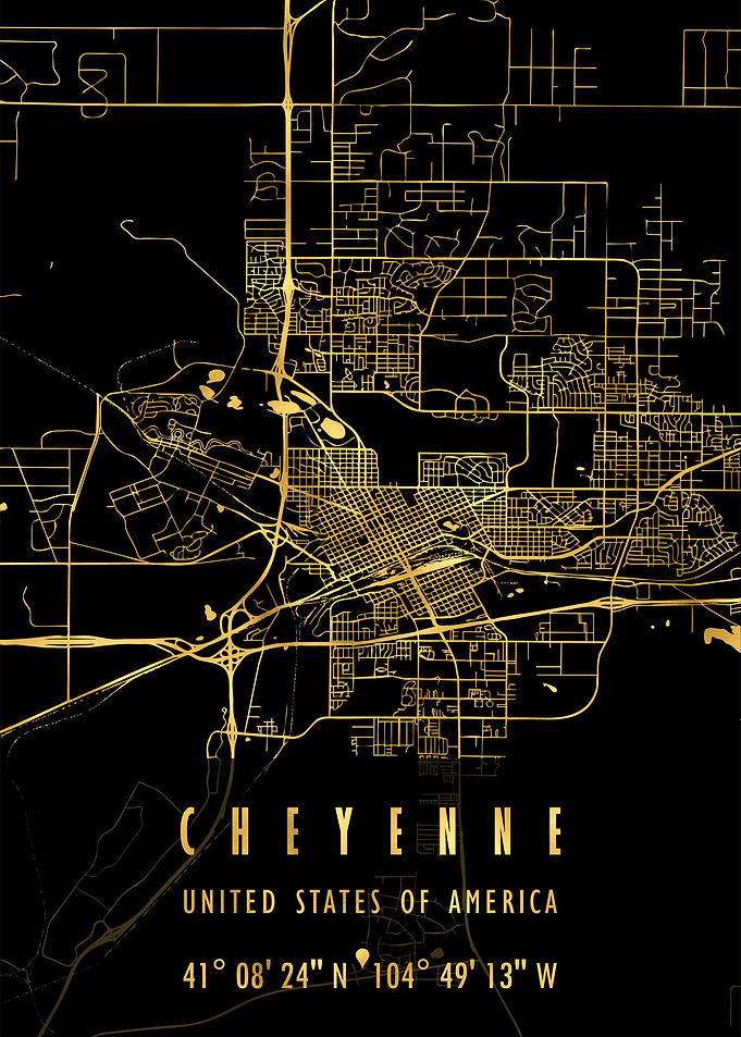 CHEYENNE MAP USA
