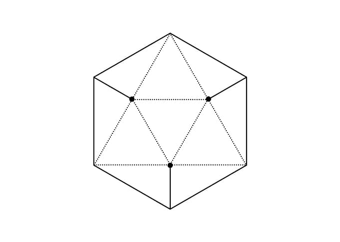 Black Geometric Glyph Rune