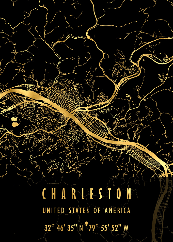 CHARLESTON MAP USA
