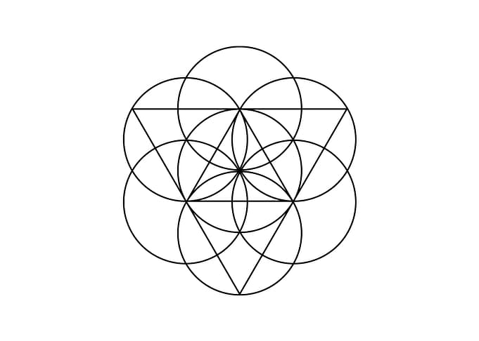 Black Geometric Glyph Rune