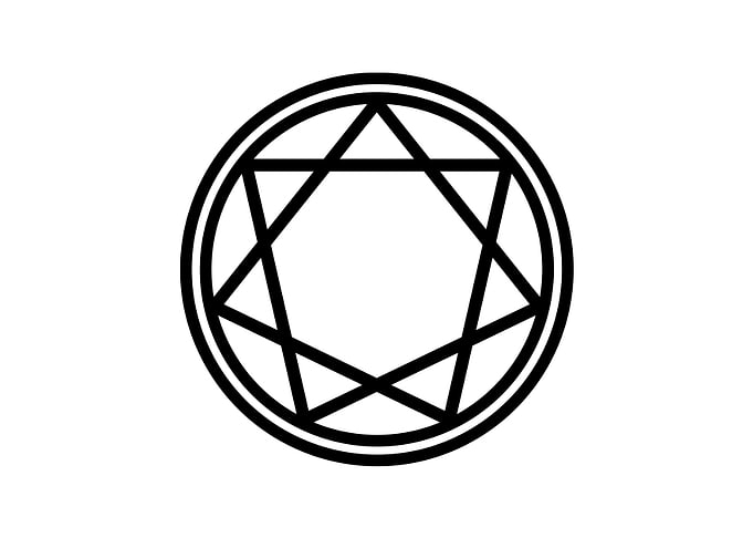 Black Sacred Geometry Rune