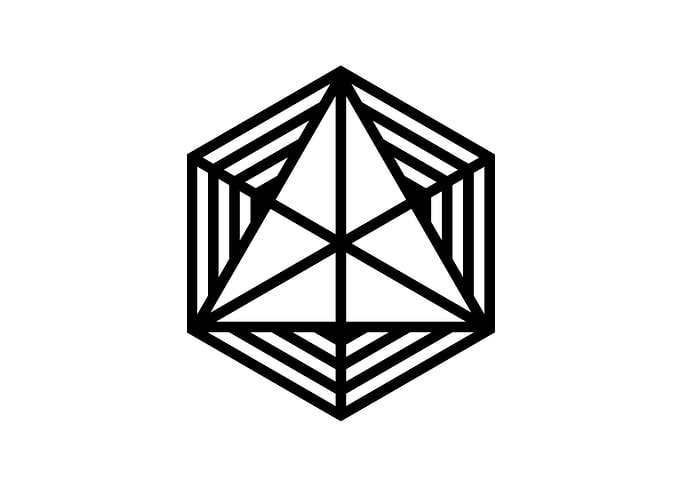 Black and White Glyph Rune