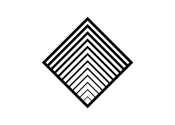 Black Sacred Geometry Rune